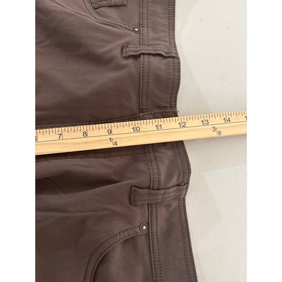 Prana Men's Pants Size 40x30 Mid-Rise Slim Fit Hiking Performance Brown - Picture 6 of 10